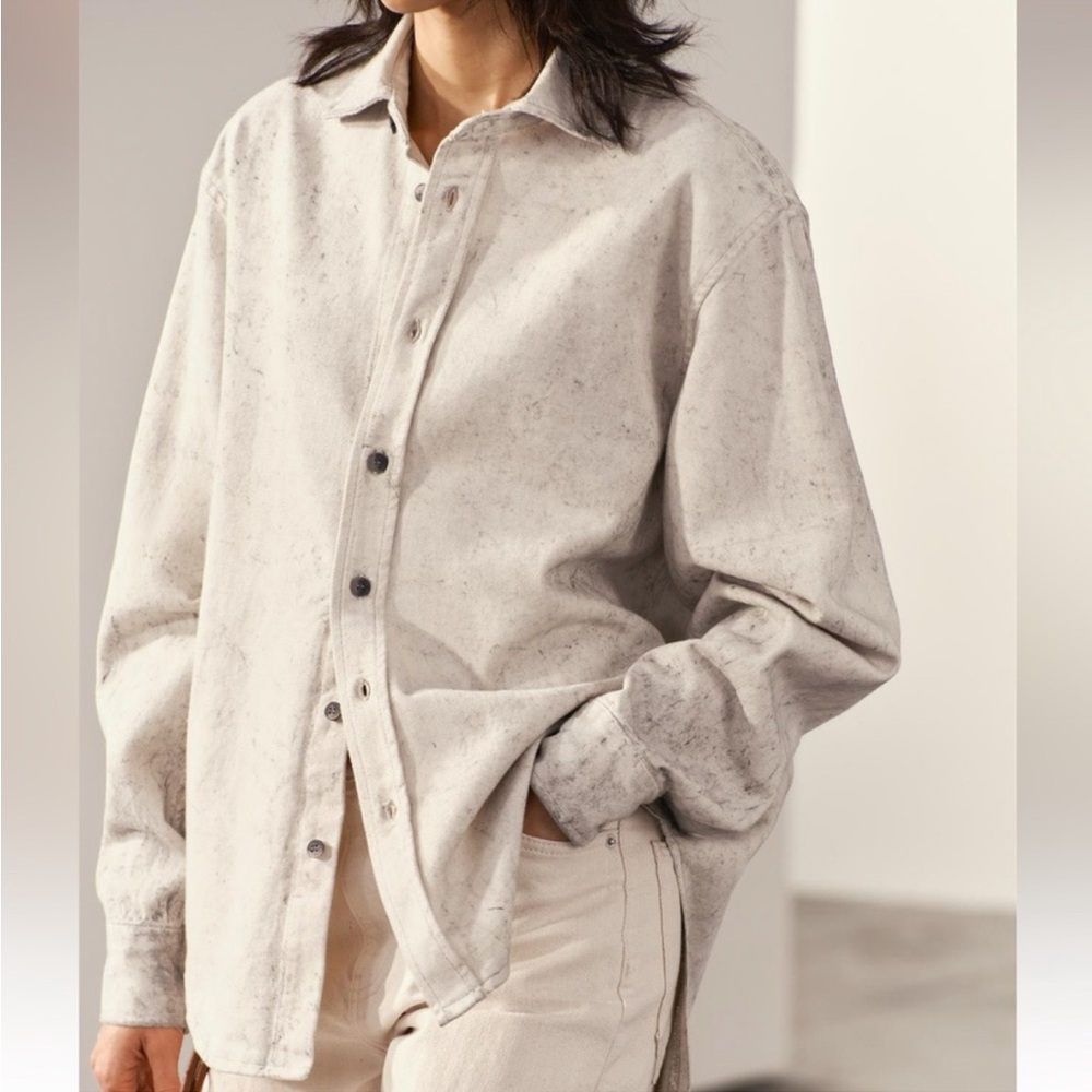 ZARA Jean Shirt